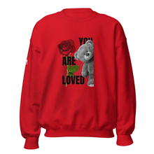 Load image into Gallery viewer, Loved By God Red Sweatshirt