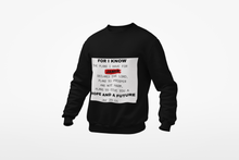 Load image into Gallery viewer, Jer 29: 11 Unisex Sweatshirt