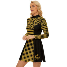 Load image into Gallery viewer, Long Sleeve Leopard Dress