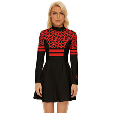 Load image into Gallery viewer, Long Sleeve Sporty Red Dress