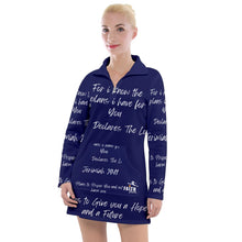 Load image into Gallery viewer, Dress Jer and Skirt Design (1) Women's Long Sleeve Casual Dress