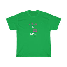 Load image into Gallery viewer, JESUS IS KING Tee (Pink)