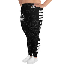 Load image into Gallery viewer, JESUS IS KING Black Plus Size Leggings