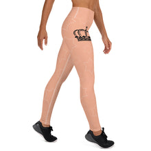 Load image into Gallery viewer, JESUS IS KINGS Coral Leggings