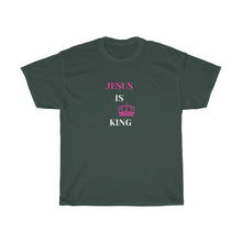 Load image into Gallery viewer, JESUS IS KING Tee (Pink)