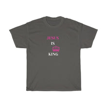 Load image into Gallery viewer, JESUS IS KING Tee (Pink)