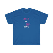 Load image into Gallery viewer, JESUS IS KING Tee (Pink)