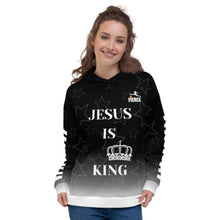 Load image into Gallery viewer, JESUS IS KING Black Hoodie