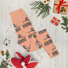 Load image into Gallery viewer, JESUS IS KING Pink Leggings