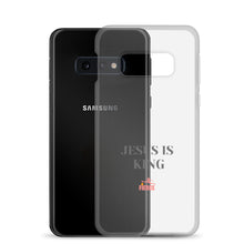 Load image into Gallery viewer, JESUS IS KING Pink Samsung Case