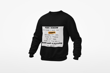 Load image into Gallery viewer, Jer 29:11 Unisex Sweatshirt
