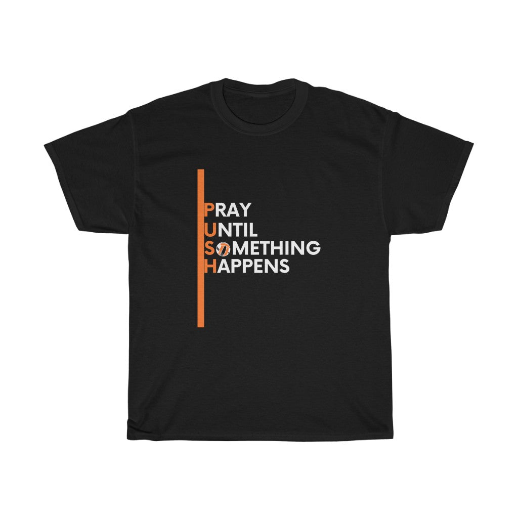 PUSH Cotton Tee (Orange)