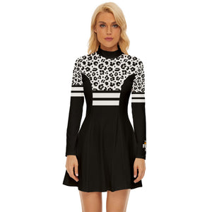 Long Sleeve White Sporty Dress
