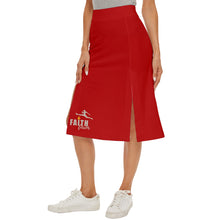 Load image into Gallery viewer, Faith Red Athletic Skirt
