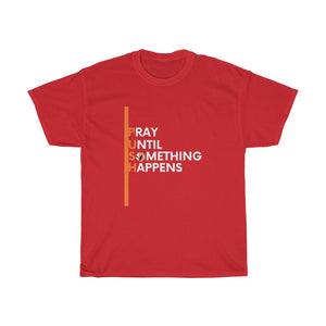 PUSH Cotton Tee (Orange)