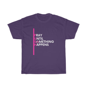 PUSH Cotton Tee (Pink Design)
