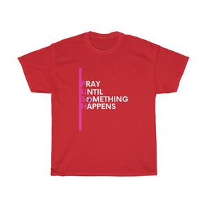 PUSH Cotton Tee (Pink Design)