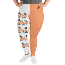 Load image into Gallery viewer, Fierce Faith Rose Plus Size Leggings
