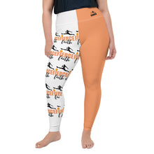 Load image into Gallery viewer, Fierce Faith Rose Plus Size Leggings
