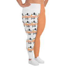 Load image into Gallery viewer, Fierce Faith Rose Plus Size Leggings
