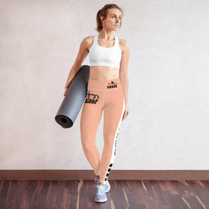 JESUS IS KINGS Coral Leggings