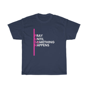PUSH Cotton Tee (Pink Design)