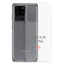 Load image into Gallery viewer, JESUS IS KING Pink Samsung Case
