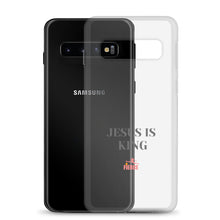 Load image into Gallery viewer, JESUS IS KING Pink Samsung Case
